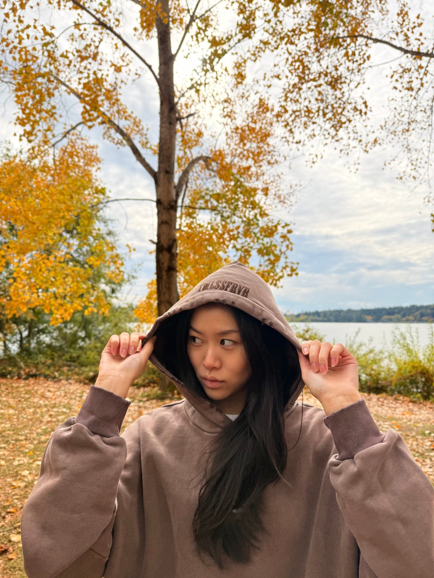 PREORDER BROWN FRVR HOODIE