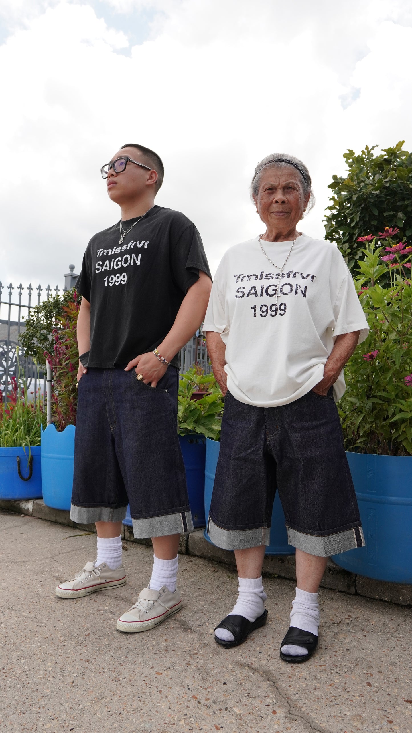 SAIGON SELVEDGE JORTS