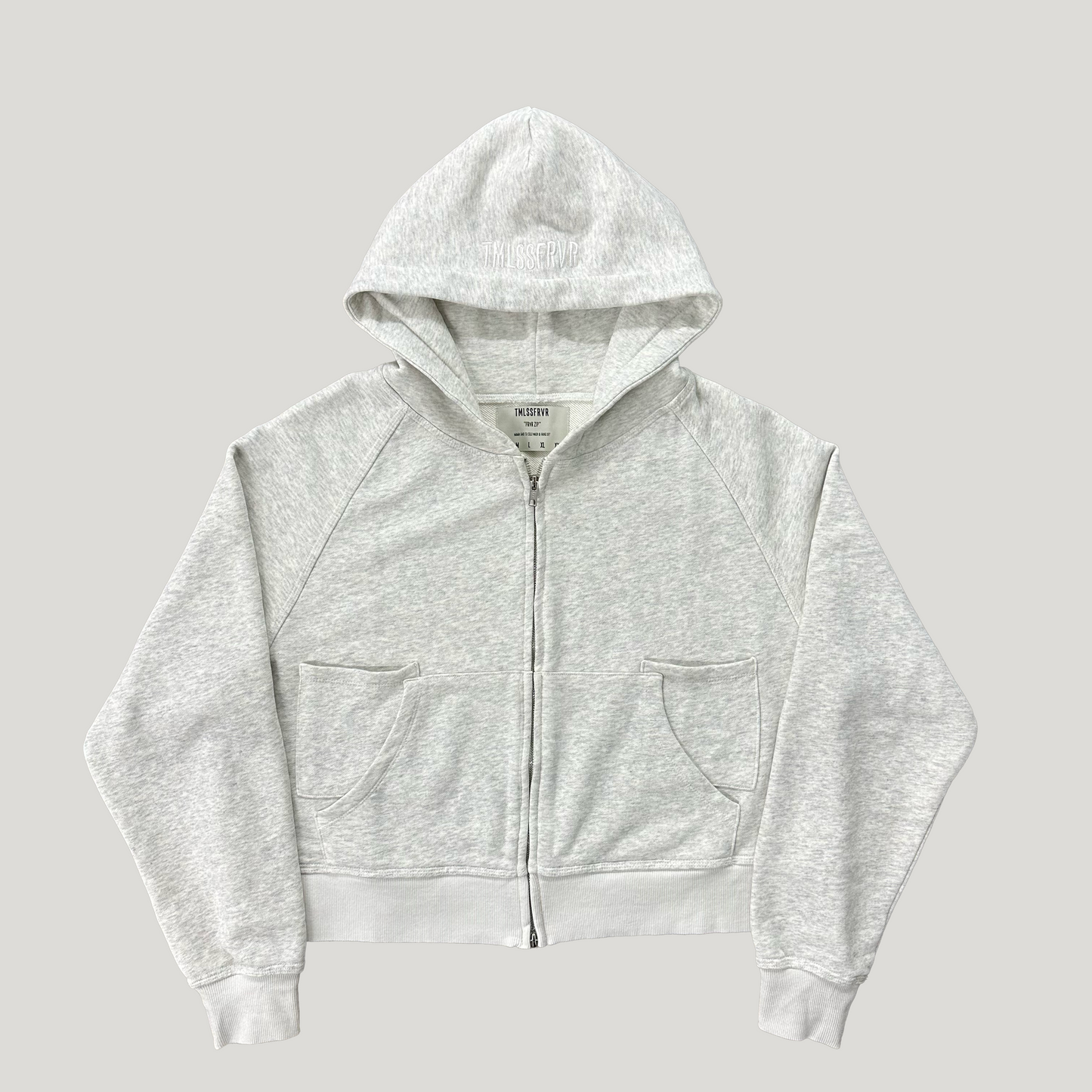 HEATHER GREY ZIP