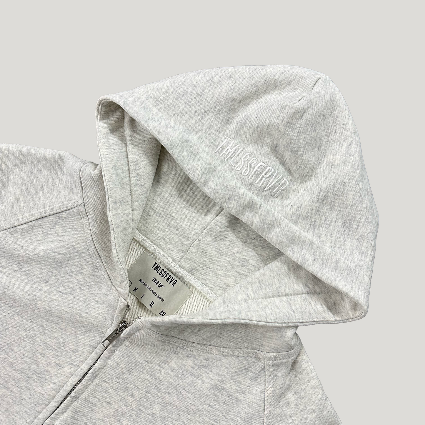 HEATHER GREY ZIP