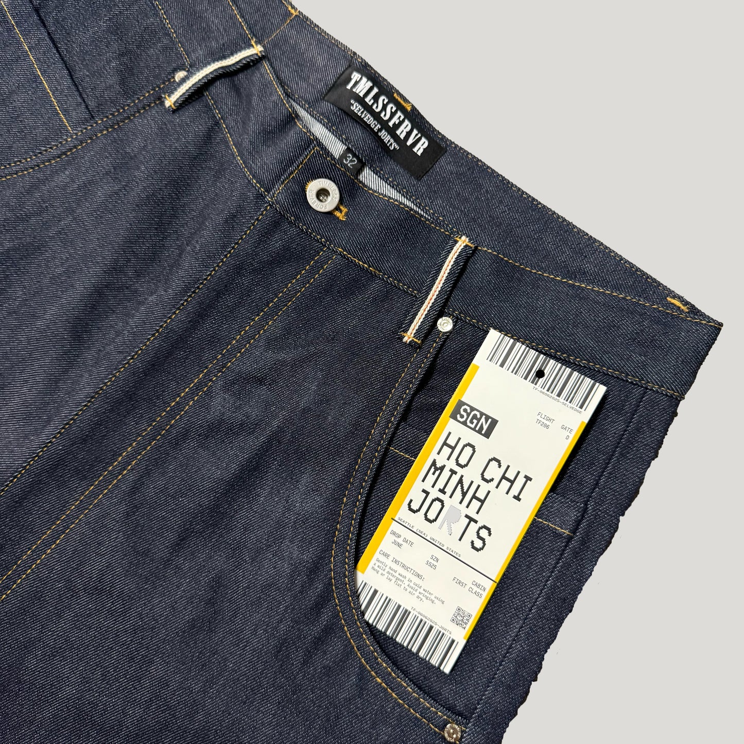 SAIGON SELVEDGE JORTS