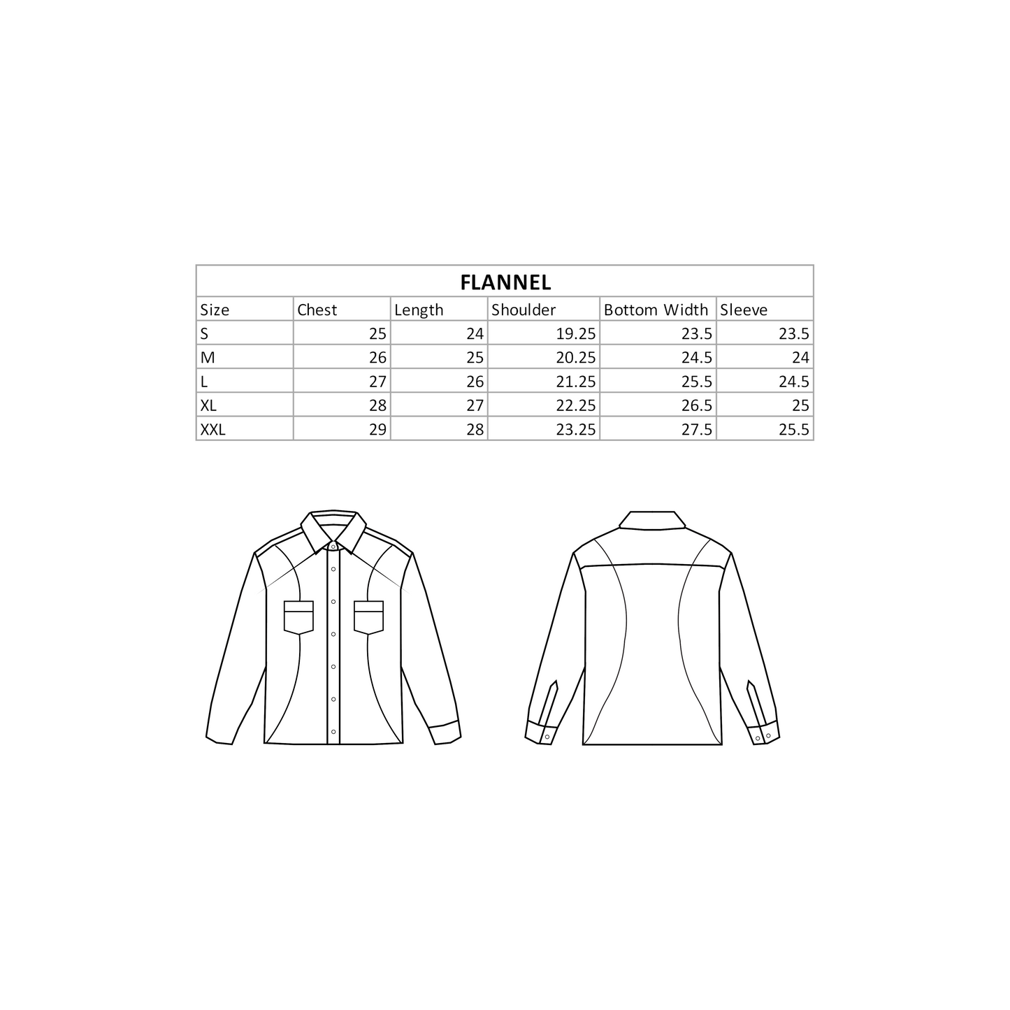 HOURGLASS FLANNEL