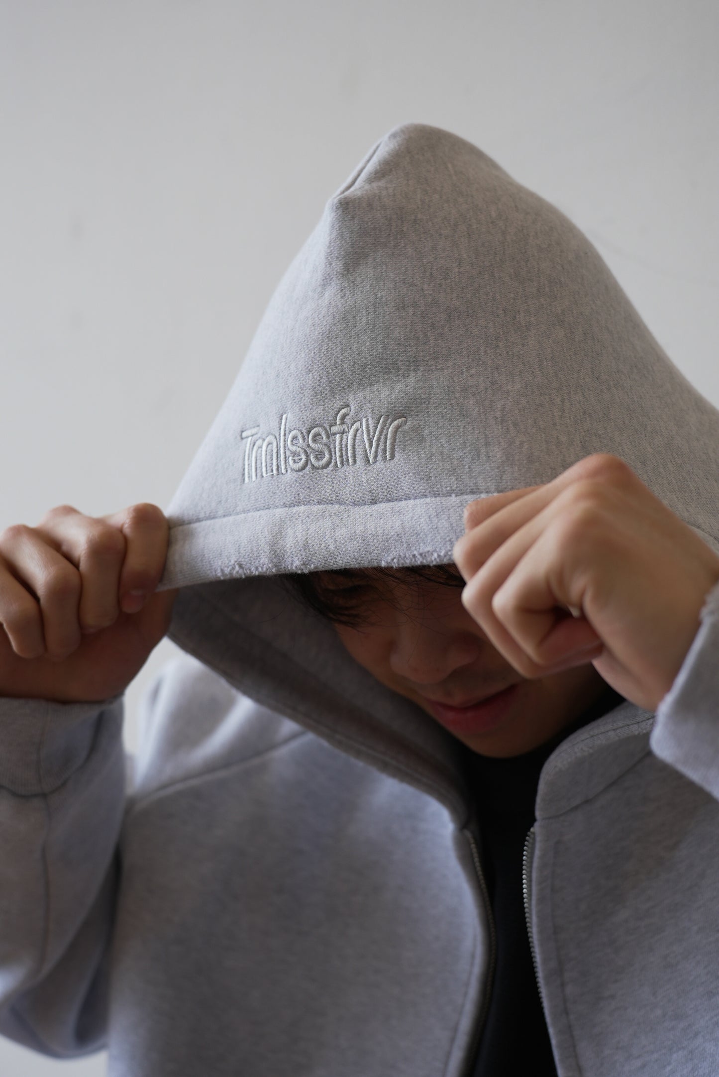 V2 ZIPUP HEATHER GREY