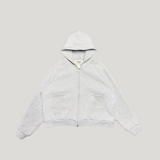 V2 ZIPUP HEATHER GREY