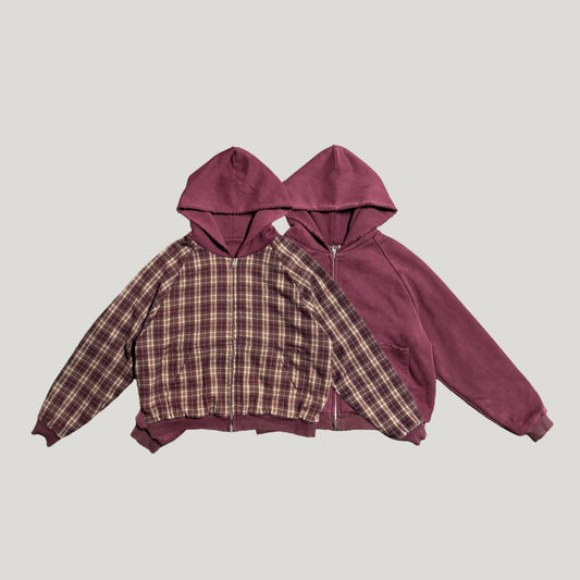 REVERSIBLE FLANNEL ZIP