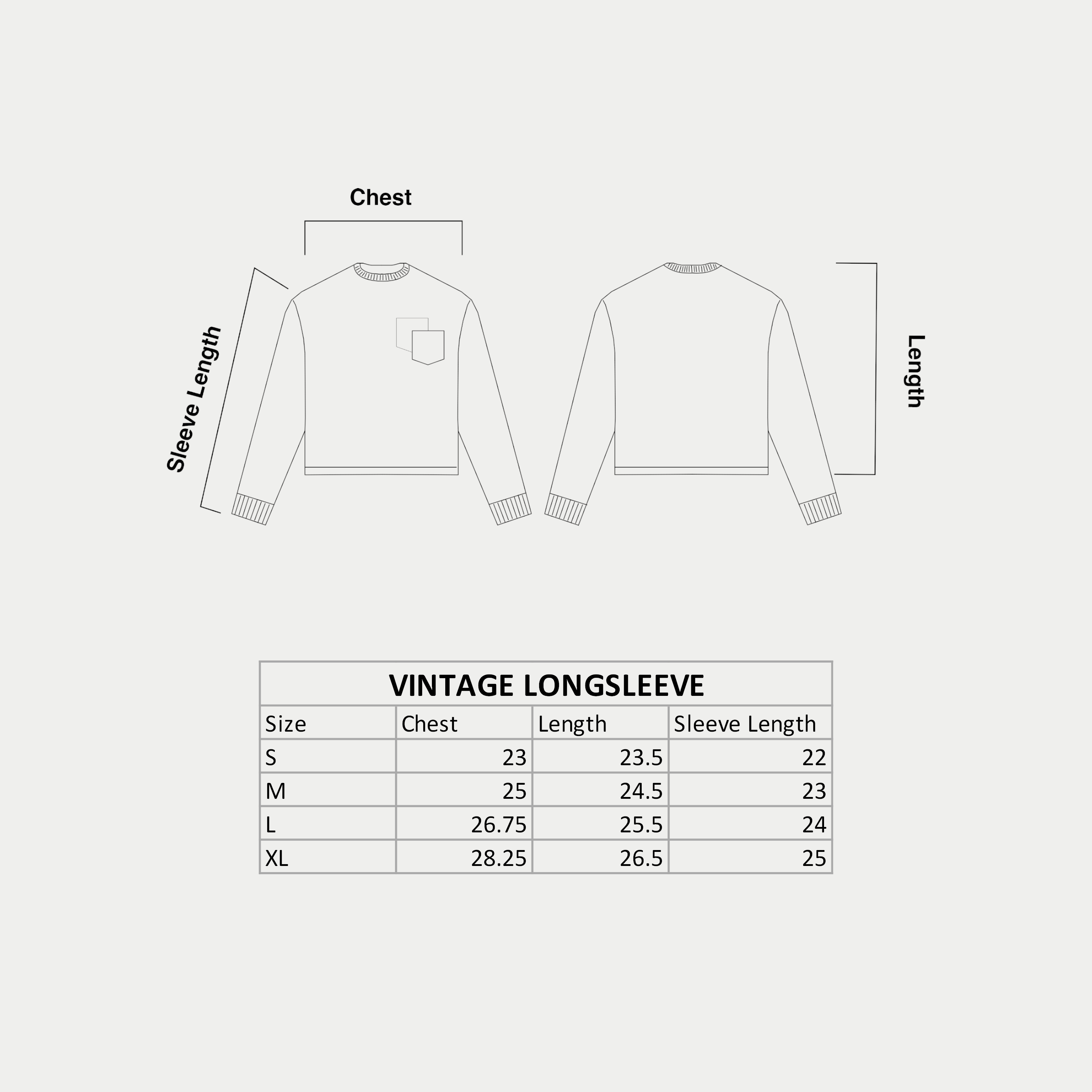 VINTAGE BLACK LONGSLEEVE