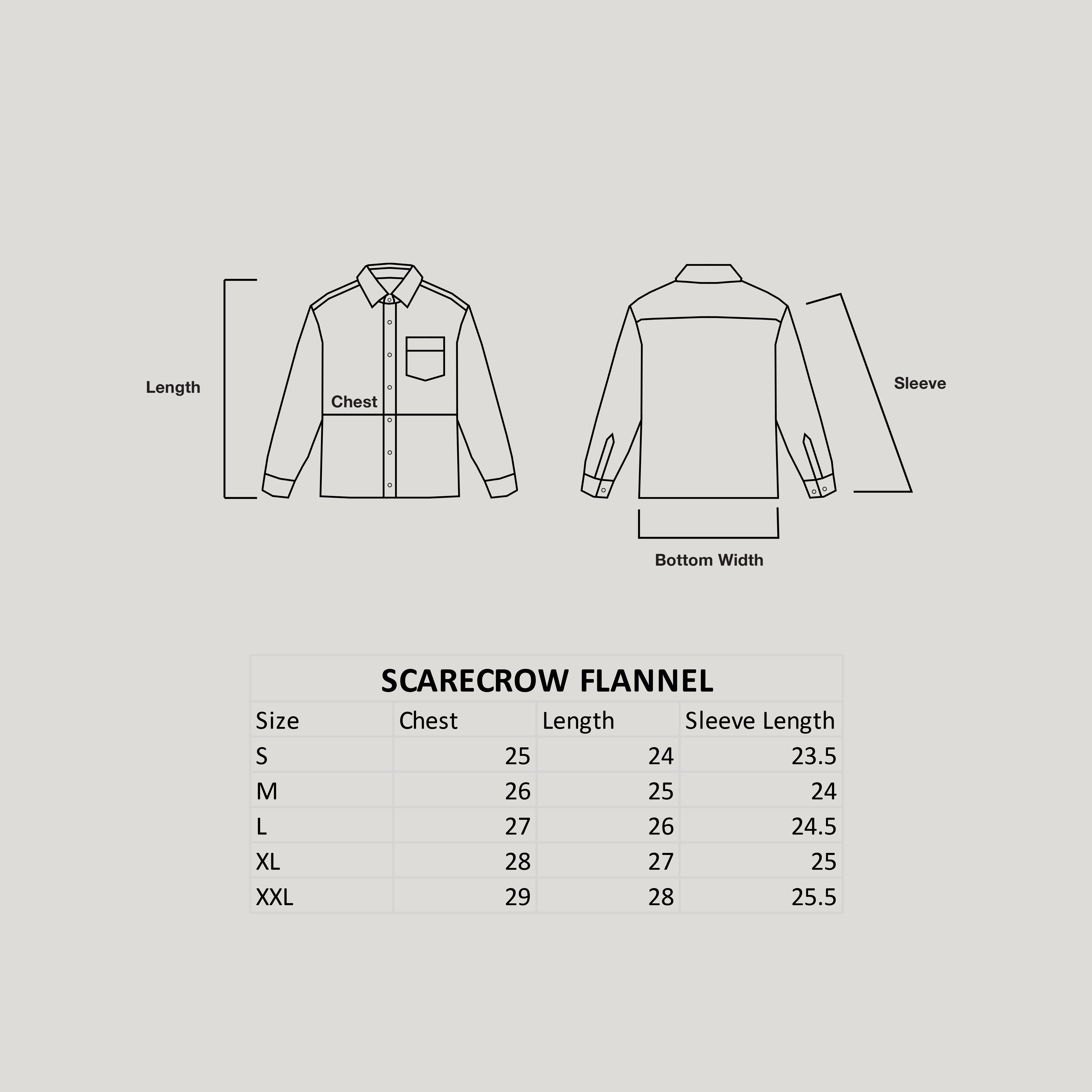 SCARECROW FLANNEL