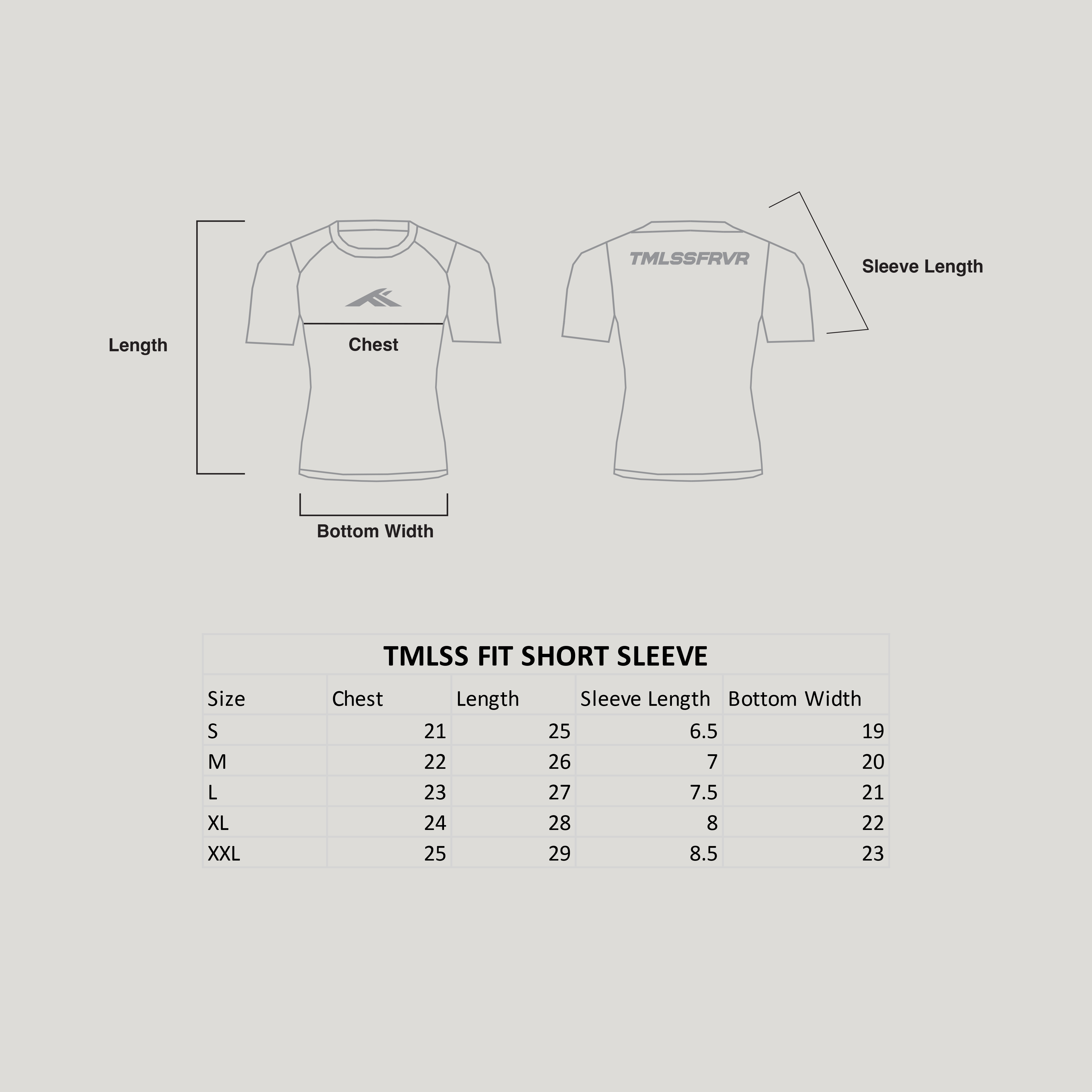 TMLSS FIT SHORT SLEEVE BLACK