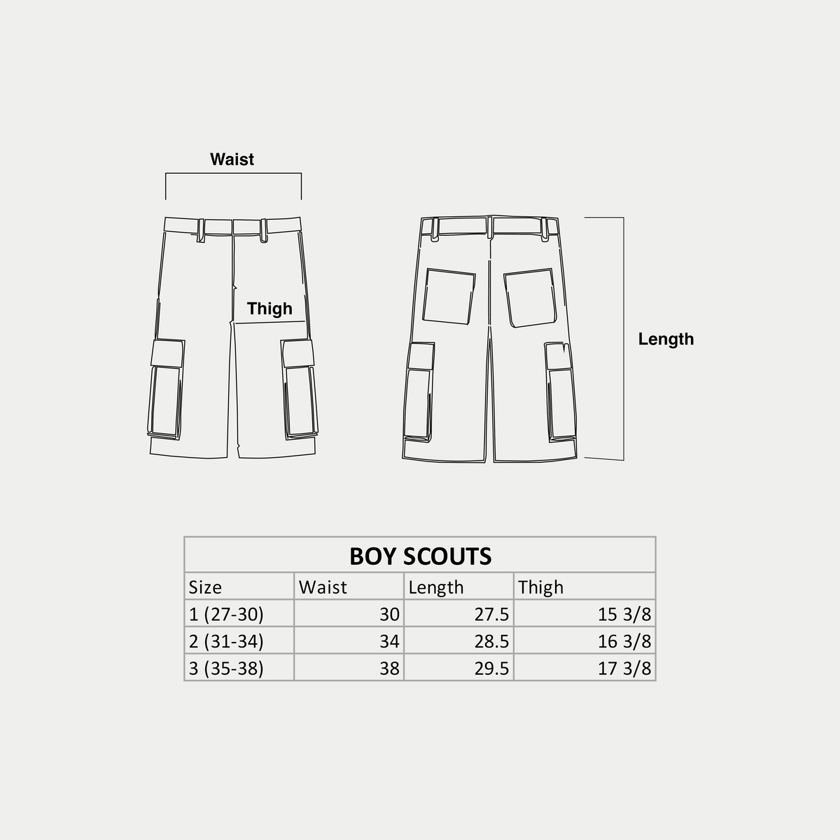 BOY SCOUT SHORTS