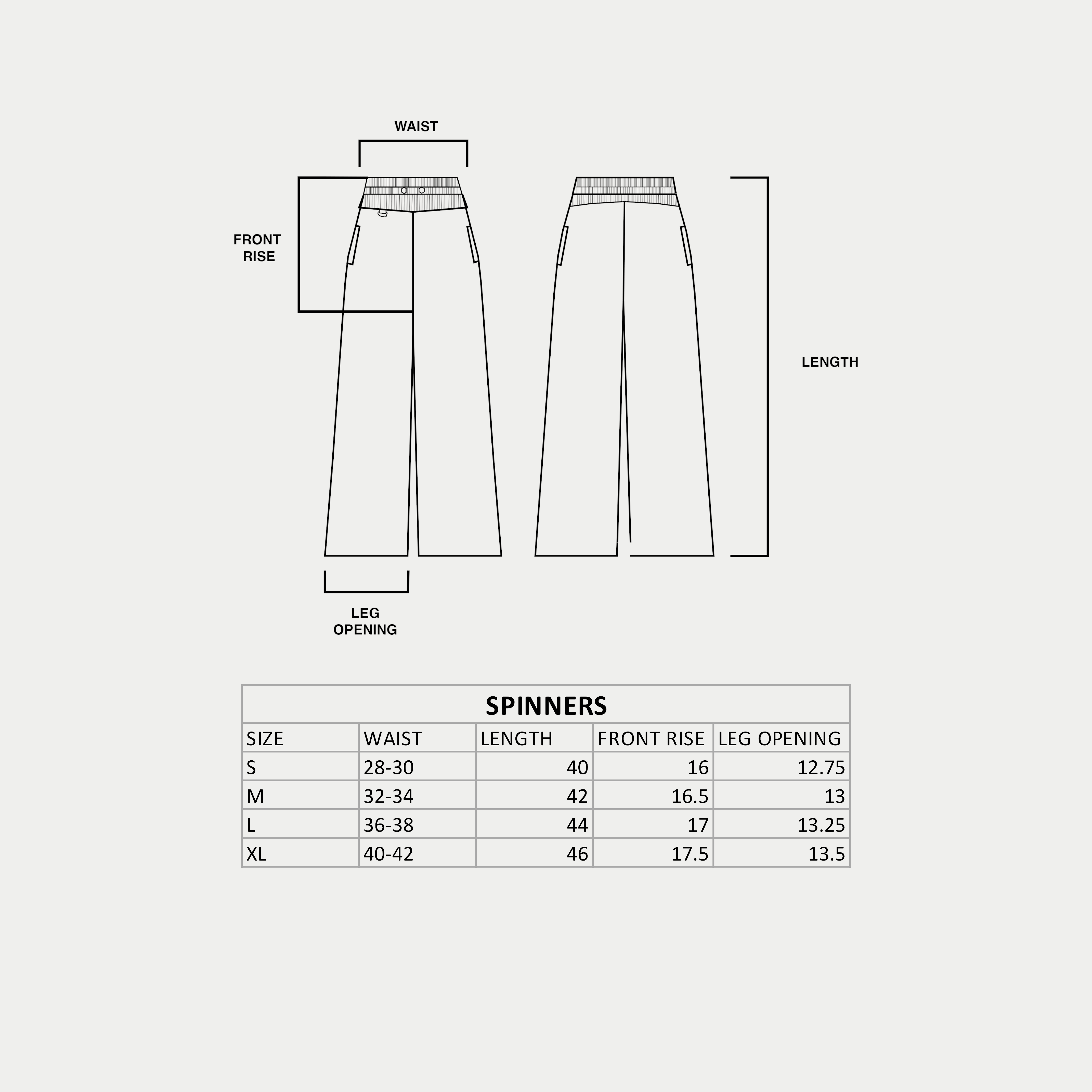 BLACK SPINNER SWEATS