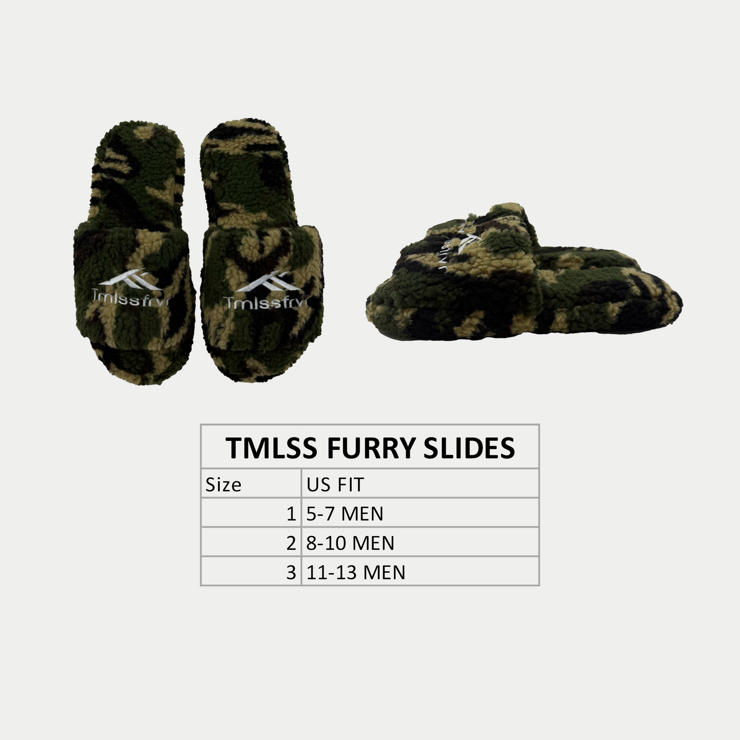TMLSS FURRY SLIDES