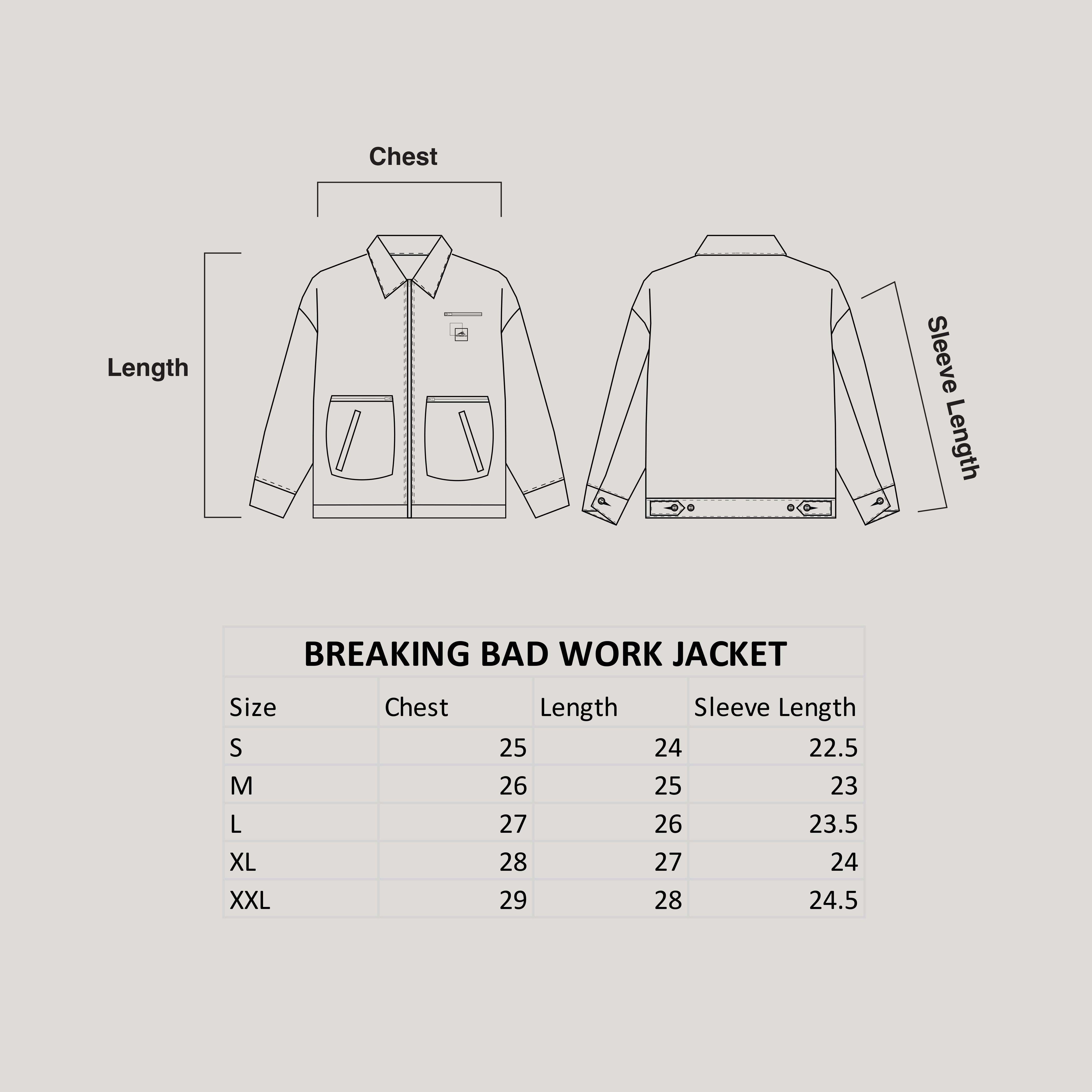 BREAKING BAD JACKET (REVERSIBLE)